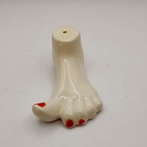 Vintage Ceramic Foot 3.25"